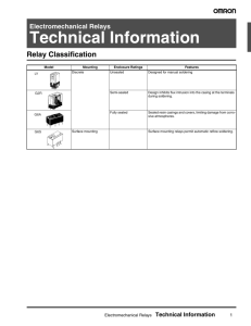 Relays Technical Information