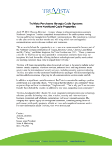 TruVista Purchases Georgia Cable Systems from Northland Cable