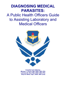 DIAGNOSING MEDICAL PARASITES: A Public Health Officers