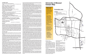 University of Missouri Campus Map - University of Missouri Electron