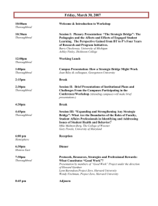 Conference Program - Bringing Theory to Practice