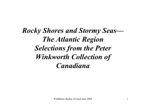 Rocky Shores and Stormy Seas— The Atlantic Region Selections