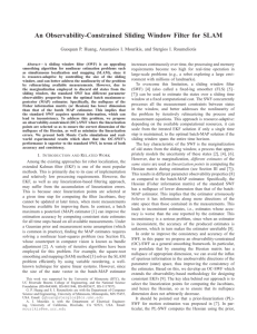 An Observability-Constrained Sliding Window Filter for SLAM
