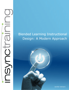 Blended Learning Instructional Design: A Modern