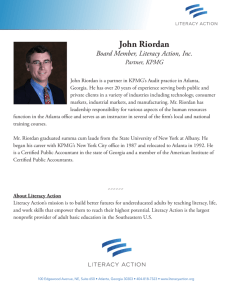 John Riordan - Literacy Action