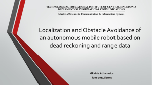 Localization and Obstacle Avoidance of an autonomous mobile