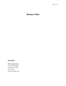 Business Plan