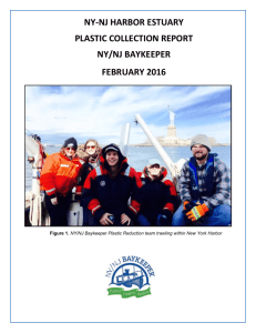 NY-NJ Harbor Estuary Plastic Collection Report!