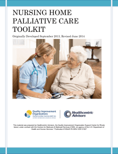 nursing home palliative care toolkit