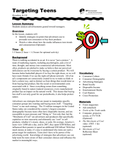 Targeting Teens - SF Environment