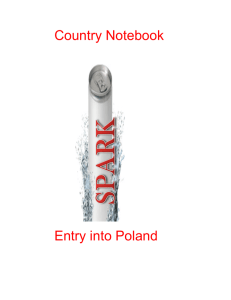 Country Notebook Entry into Poland