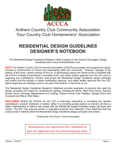 residential design guidelines designer's notebook