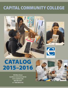 College Catalog - Capital Community College