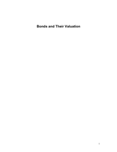 Bonds And Their Valuation