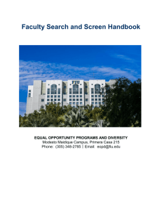 Search and Screen Handbook - Human Resources