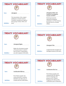 Treaty Vocabulary