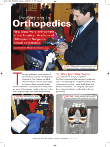 Orthopedics - Blue Belt Technologies