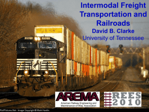 INTERMODAL FREIGHT TRANSPORTATION TECHNOLOGY AND