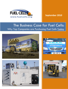 The Business Case for Fuel Cells