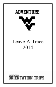 WVU Leave a Trace PDF