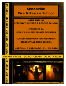 Sissonville Fire & Rescue School