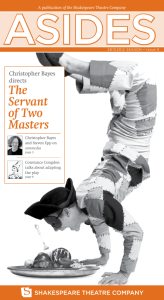 The Servant of Two Masters - Shakespeare Theatre Company