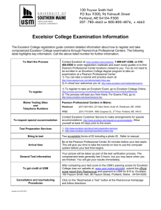 Excelsior College Examination Information
