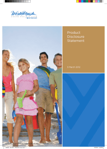Product Disclosure Statement - Wyndham Vacation Resorts Asia