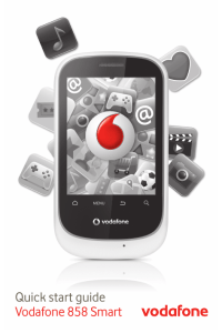 Quick start guide Vodafone 858 Smart