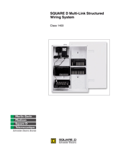 Multi-Link Structured Wiring Catalog