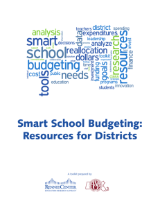 Smart School Budgeting: Resources for Districts