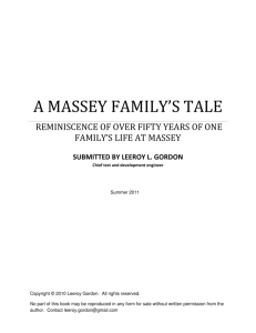 a massey family's tale