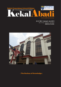 Kekal Abadi 31(1) January-June 2013 - UM