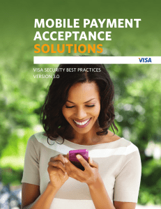 Mobile Payment Acceptance Solutions Visa Security Best Practices