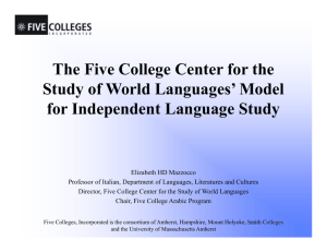 Five Colleges Model - The Council of Independent Colleges
