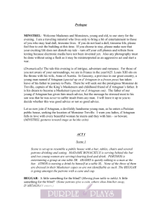 to PDF – The Three Musketeers Script Preview