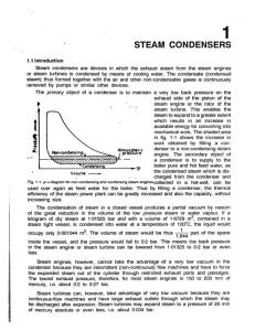 STEAM CONDENSERS - Elements of Heat Engines