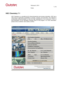 HSC Chemistry 7.1
