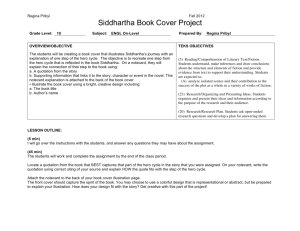 Siddhartha Book Cover Project