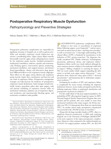 Postoperative Respiratory Muscle Dysfunction