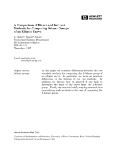 A comparison of direct and indirect methods for