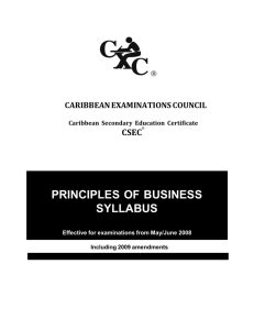 principles of business syllabus