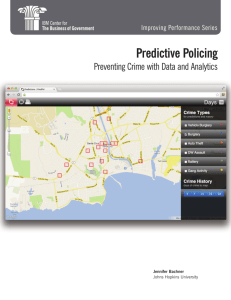 Predictive Policing - Foresight For Development