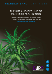the rise and decline of cannabis prohibition