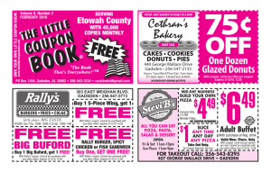 FREE FREE FREE - The Little Coupon Book