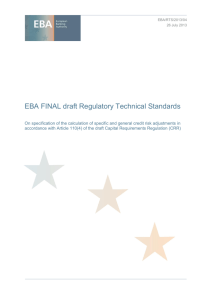 EBA Long Report - European Banking Authority