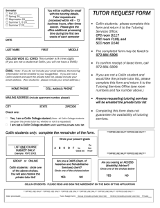 tutor request form