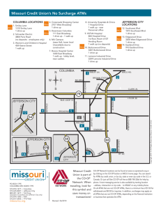 ATM Locations - Missouri Credit Union