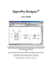 SuperPro Designer