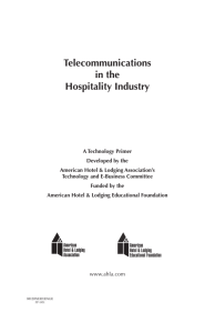 Telecommunications in the Hospitality Industry